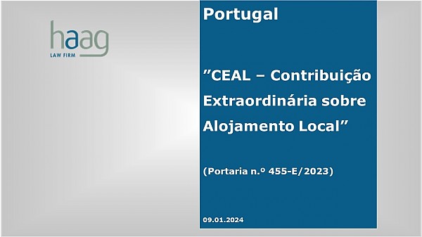 Nota Informativa sobre a Contribuição Extraordinária sobre os Apartamentos em Alojamento Local (CEAL)