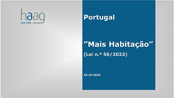 Nota Informativa sobre o Programa Mais Habitação